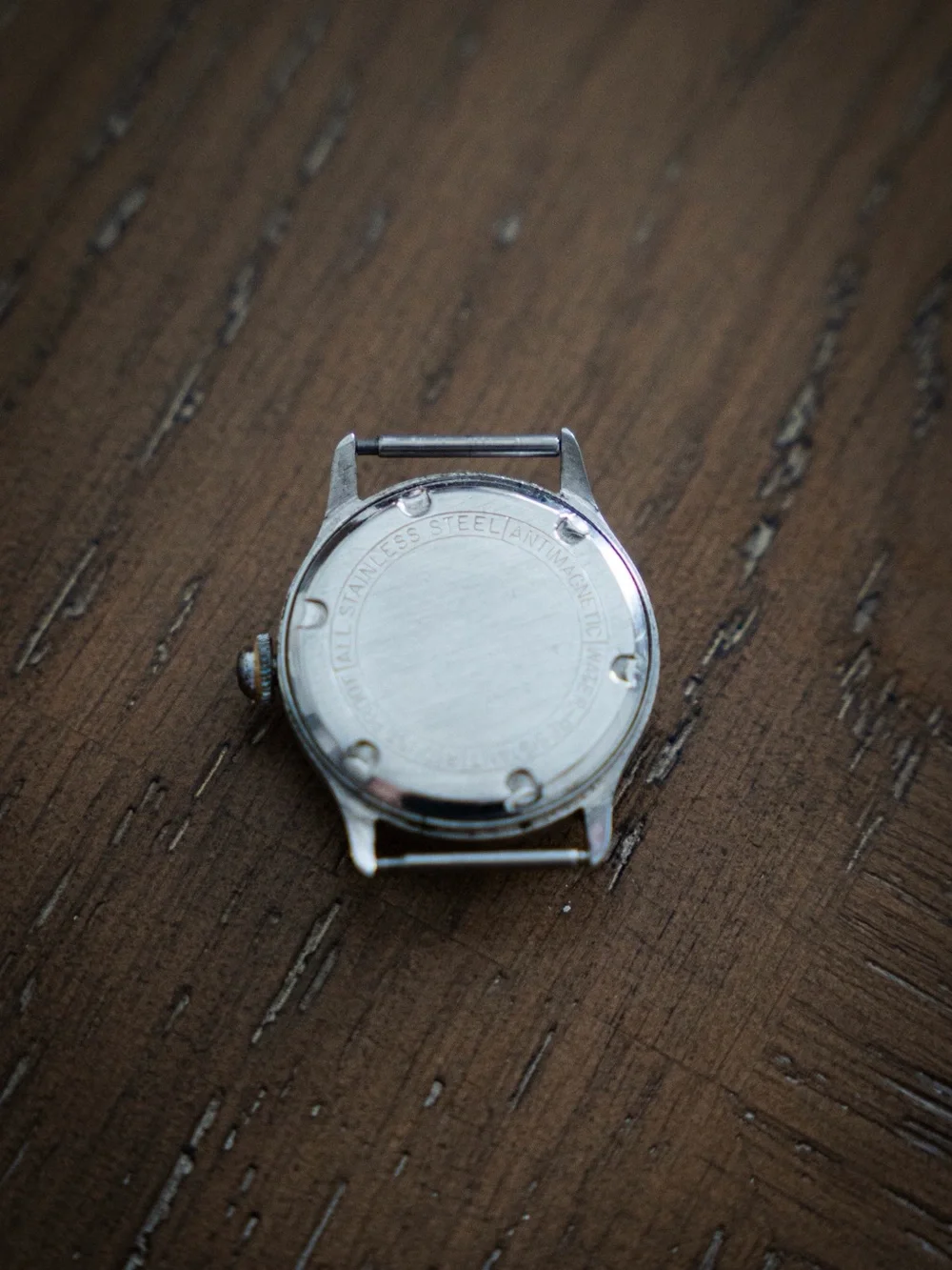 Helbros grey Strap Vintage-Style Men's Watch